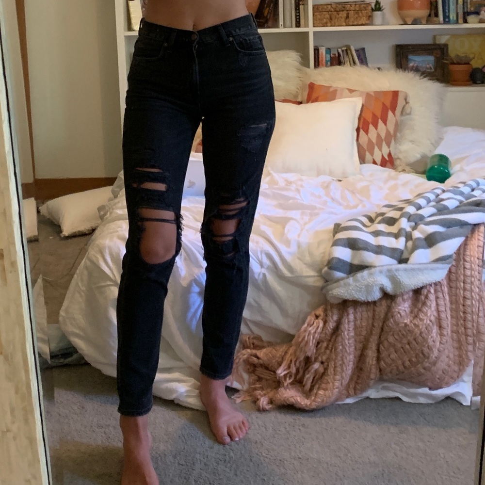 long american eagle jeans!!